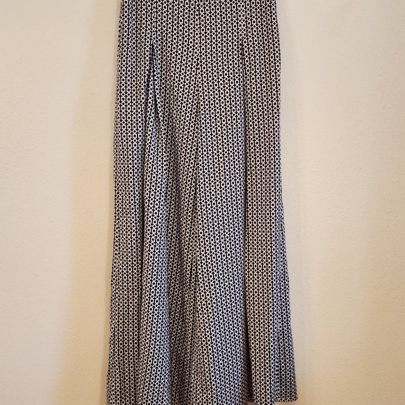 HYFVE Elastic Wide Leg Ribbed High Waist Pull On Pants JUNIORS Size L GEOMETRIC. - Picture 4 of 15